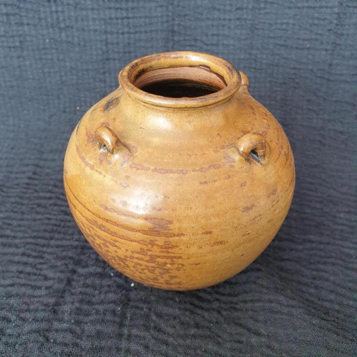 Vintage Chinese keramiek kleine martavaan potje, gesigneerd, Antiek en Kunst, Antiek | Keramiek en Aardewerk, Ophalen of Verzenden