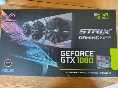 ASUS STRIX-GTX1080-O8G-GAMING, Computers en Software, Videokaarten, Zo goed als nieuw, Nvidia, PCI, GDDR5, Ophalen of Verzenden