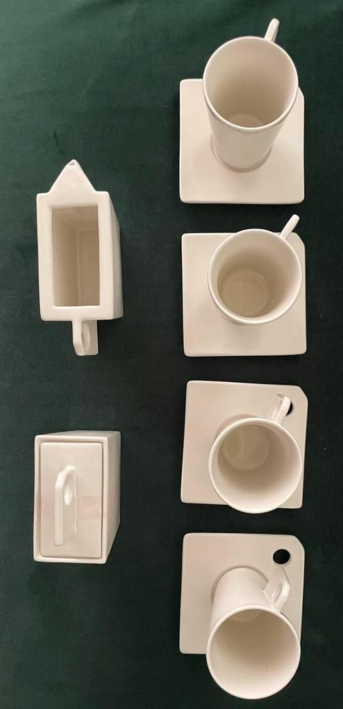 Royal Boch design koffieset (handgemaakt, compleet), Antiek en Kunst, Antiek | Servies compleet, Ophalen of Verzenden