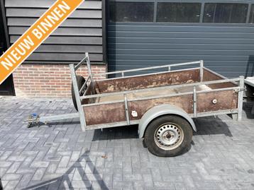Enkelasser aanhanger aanhangwagen bakwagen ongeremd beschikbaar voor biedingen
