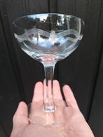 9 vintage antieke kristal champagne glazen kristalglas, Antiek en Kunst, Antiek | Glas en Kristal, Ophalen of Verzenden