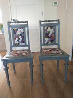 vingtage/retro stoelen, Huis en Inrichting, Stoelen, Ophalen, Hout, Gebruikt, Twee
