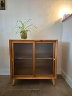 Houten vitrinekastje, Ophalen, Gebruikt, 50 tot 100 cm, Minder dan 100 cm