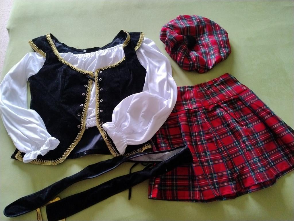 Schots Kostuum - Rok, Top, Vest & Accessoires, Ophalen of Verzenden, Zo goed als nieuw