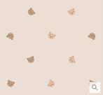 Kinderbehang Teddybeer ‘Volpracht’ grijs/beige, Huis en Inrichting, Stoffering | Behang, Ophalen, Minder dan 10 m², Beige