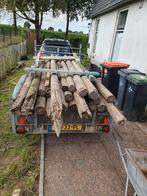 Dikke Heiningpalen 28 stuks, Tuin en Terras, Haardhout, Minder dan 3 m³, Ophalen, Overige houtsoorten, Blokken