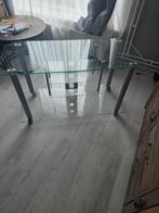Glazen tv tafel, Ophalen