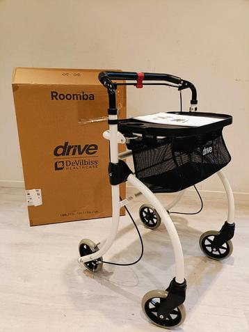 Drive Roomba opklapbare binnen rollator in nieuwstaat! beschikbaar voor biedingen