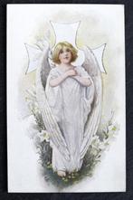 Engel met gevouwen handen voor kruis, H.M. Bennett, Verzamelen, Ansichtkaarten | Themakaarten, Verzenden, Voor 1920, Ongelopen