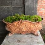 Oude gietijzeren jardinaire, Antiek en Kunst, Ophalen