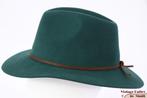 Gleufhoed Brixton Wesley emerald groen 58 Nieuw Sample, Kleding | Heren, Hoeden en Petten, Hoed, Brixton Wesley, Nieuw, Ophalen of Verzenden