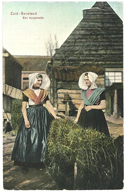 700476	Zuid Beveland	Klederdracht	Zeeland	1909	Postzegel afg, Verzamelen, Ansichtkaarten | Nederland, Gelopen, Zeeland, Voor 1920