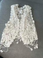 Kanten vestjes vestje vest wit off white 152, Verzenden, Zo goed als nieuw, Meisje, Trui of Vest