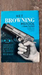 Handleiding Het Browning Pistool GP35, Verzamelen, Ophalen of Verzenden, Landmacht, Nederland, Boek of Tijdschrift