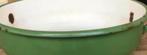 Emaille groene afwasteil (36 x 29), Antiek en Kunst, Antiek | Emaille, Ophalen of Verzenden