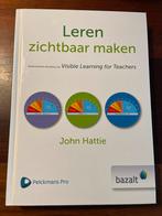 Leren zichtbaar maken - John Hattie, Ophalen of Verzenden, Gamma, Zo goed als nieuw, Niet van toepassing