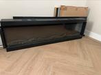 Sfeerhaard (elektrisch) 146cm front van glas met verwarming, Ophalen of Verzenden, Zo goed als nieuw, Elektrische haard