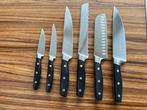 Jamie Oliver Messenset 6-delig met blok, Ophalen of Verzenden, Zo goed als nieuw, Rvs of Chroom, Bestekset
