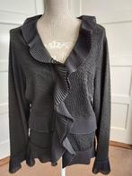 Mooi vestje / jasje van BIBA met volants      maat 46, Verzenden, Zwart, Maat 46/48 (XL) of groter, Biba