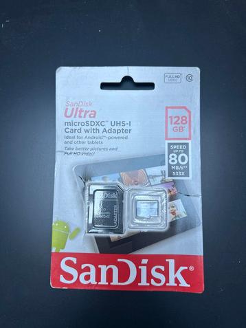 SanDisk Ultra 128GB MicroSDXC beschikbaar voor biedingen