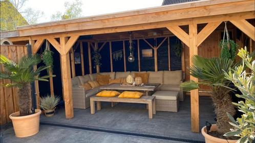 Maatwerk douglas overkapping, Tuin en Terras, Tuinhuizen, Nieuw, Tuinhuis, Hout, 500 cm of meer, 400 cm of meer, Zonder ramen