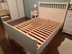 IKEA Hemnes Bed 140x200 Wit gelakt, Huis en Inrichting, Slaapkamer | Bedden, Ophalen, Gebruikt, Wit, Tweepersoons