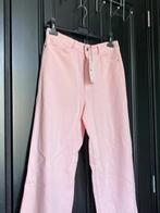 Hoge taille wijde pijpen denim jeans Zara zacht pastel roze, Ophalen of Verzenden, Nieuw, Overige kleuren, W30 - W32 (confectie 38/40)