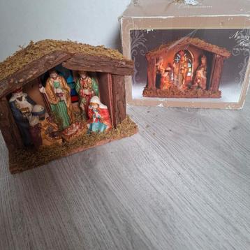 Mini Kerststal met Verlichting beschikbaar voor biedingen