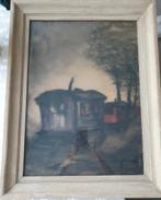 Houtskool tekening van Idzerda (1915-1992, Ophalen