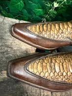 zo goed als nieuw vintage laars python van Sendra maat 43, Sendra, Bruin, Boots, Ophalen of Verzenden