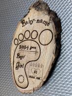 Geboortetegel Houtschijf Babykamer Decoratie, Verzenden, Nieuw, Wanddecoratie