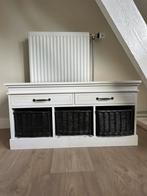 Lade kast wit hout, Huis en Inrichting, Ophalen, Gebruikt, 100 tot 150 cm, 3 of 4 laden