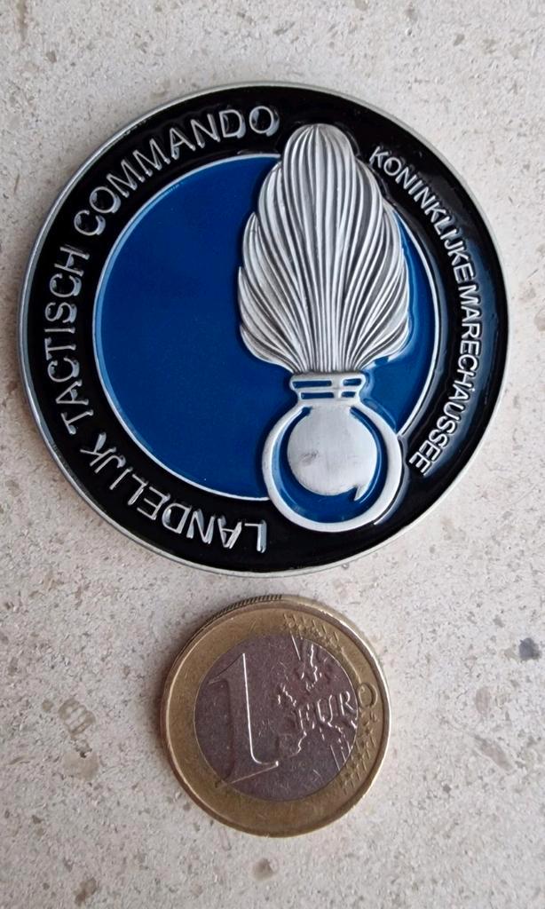 Coin Landelijke Tactisch Commando Koninklijke Marechaussee, Verzamelen, Militaria | Algemeen, Marechaussee, Embleem of Badge, Nederland