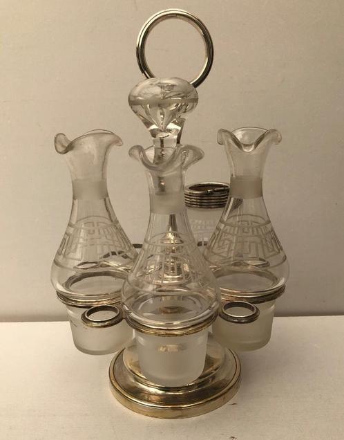 Christofle -  cruet set -  tafelset - Eind1800/1900, Antiek en Kunst, Antiek | Glas en Kristal, Ophalen of Verzenden