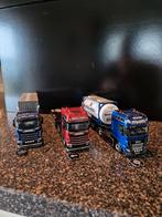 Setje geelhoed scania en daf, Hobby en Vrije tijd, Modelauto's | 1:50, Ophalen of Verzenden, Bus of Vrachtwagen, Tekno