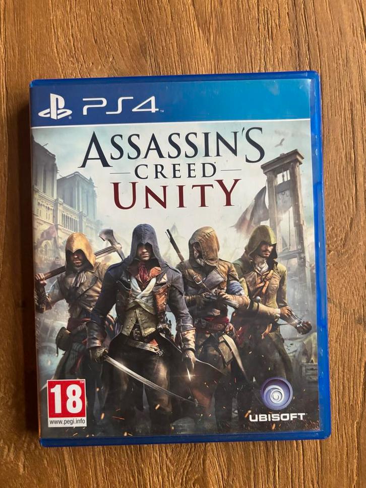 Assassin's Creed Unity - PS4, Spelcomputers en Games, Games | Sony PlayStation 4, Gebruikt, Avontuur en Actie, 1 speler, Vanaf 18 jaar