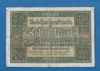 Duitsland biljet, Reichsbanknote 10 Mark - 1920, Postzegels en Munten, Bankbiljetten | Europa | Niet-Eurobiljetten, Verzenden