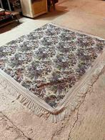 Vintage brocante sprei foulard bloemenpatroon 307/151, Huis en Inrichting, Woonaccessoires | Plaids en Woondekens, Gebruikt, Etten-Leur