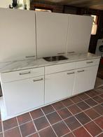 Keukenblok 180 cm compleet, Huis en Inrichting, Keuken | Complete keukens, Ophalen of Verzenden, Zo goed als nieuw, Wit, Enkelwandige keuken