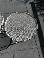 2x Bijzettafel / Salontafel - Buiten, Minder dan 45 cm, Minder dan 55 cm, Gebruikt, Metaal of Aluminium