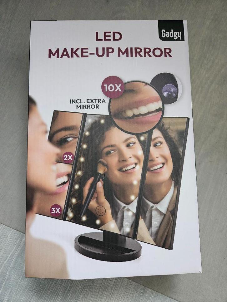 Make-up spiegel met ledverlichting - NIEUW, Sieraden, Tassen en Uiterlijk, Uiterlijk | Cosmetica en Make-up, Nieuw, Toebehoren