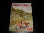 OUDE folder/flyer van JAWA 250 ccm motor, Ophalen of Verzenden, Gebruikt, Motoren
