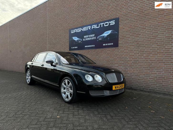 Bentley Continental Flying Spur 6.0 W12 KeylesGo+Entry Soft-, Auto's, Bentley, Bedrijf, Te koop, Flying Spur, 4x4, Airconditioning