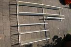 Groot vintage metalen wandrek, Huis en Inrichting, Woonaccessoires | Wandplanken en Boekenplanken, Ophalen, Gebruikt, Nvt, Nvt