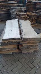 Esdoorn met slaap schaaldelen planken tafel, Ophalen of Verzenden, Zo goed als nieuw, Hout