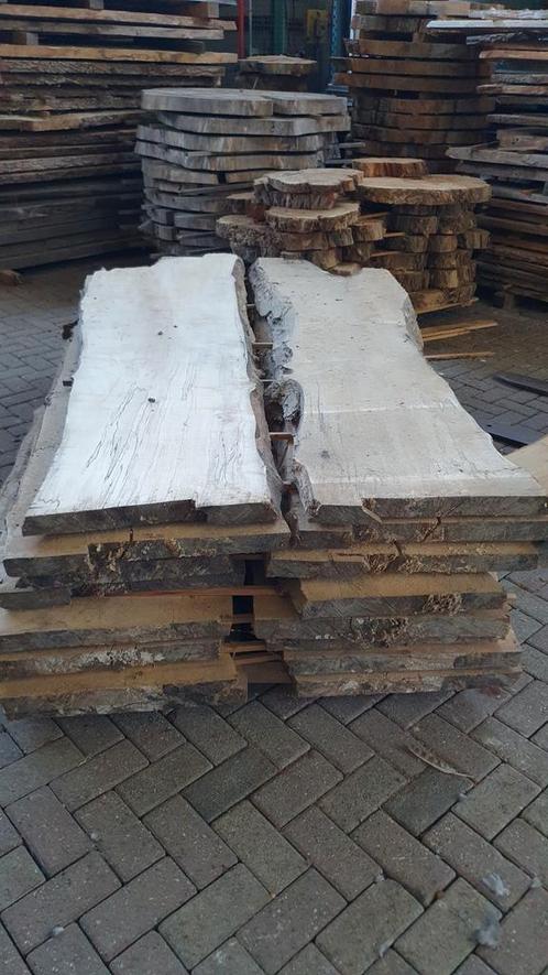 Esdoorn met slaap schaaldelen planken tafel, Doe-het-zelf en Verbouw, Platen en Panelen, Zo goed als nieuw, Hout, Ophalen of Verzenden