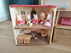 Sylvanian Families Poppenhuis met Figuren & Meubels, Ophalen, Gebruikt, Poppenhuis
