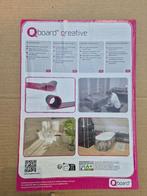 Qboard Qreative bouwplaat flexibel waterbestendig 130x60cm, Doe-het-zelf en Verbouw, Platen en Panelen, Ophalen, Nieuw, Overige materialen