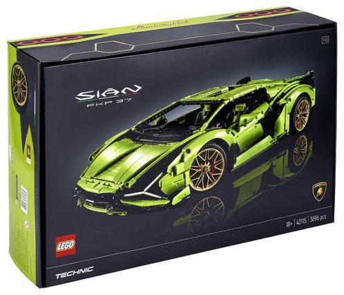 LEGO Technic 42115 Lamborghini Sian FKP37; 3696 delig, Kinderen en Baby's, Speelgoed | Duplo en Lego, Nieuw, Lego, Complete set