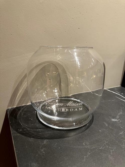 Riviera Maison vazen, Huis en Inrichting, Woonaccessoires | Vazen, Zo goed als nieuw, Overige kleuren, Minder dan 50 cm, Glas